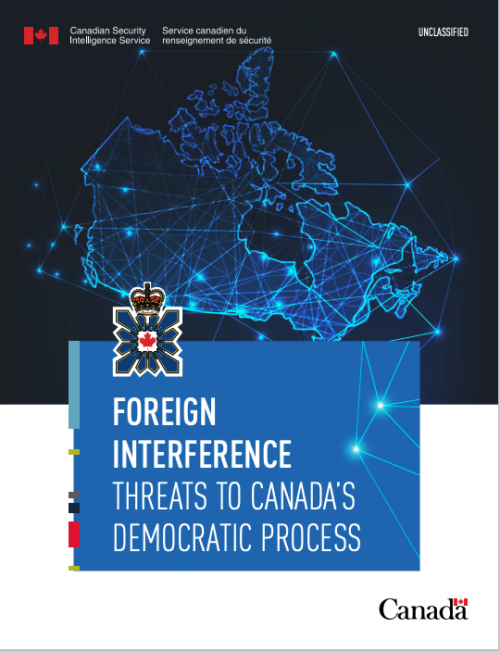 Canadian Intelligence Service Publishes Foreign Interference Threats ...